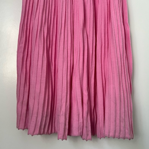 Anthropologie Long Sleeve Ribbed Sweater Midi Dress - Bubblegum Pink – Size XL - Picture 13 of 13